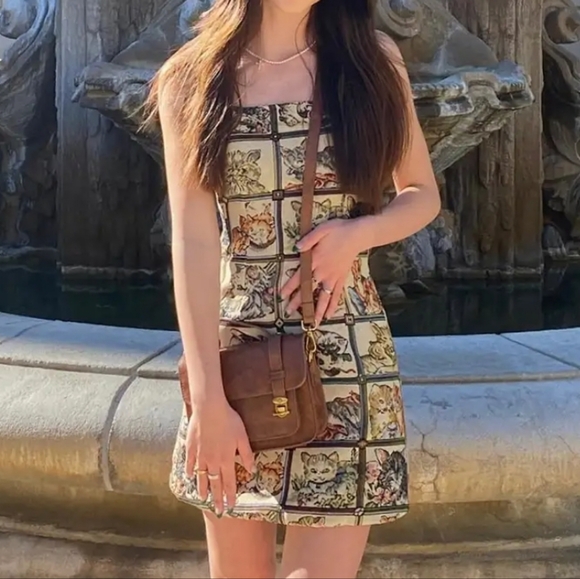 Cider Multicolor Graphic Mini Dress - Picture 11 of 13